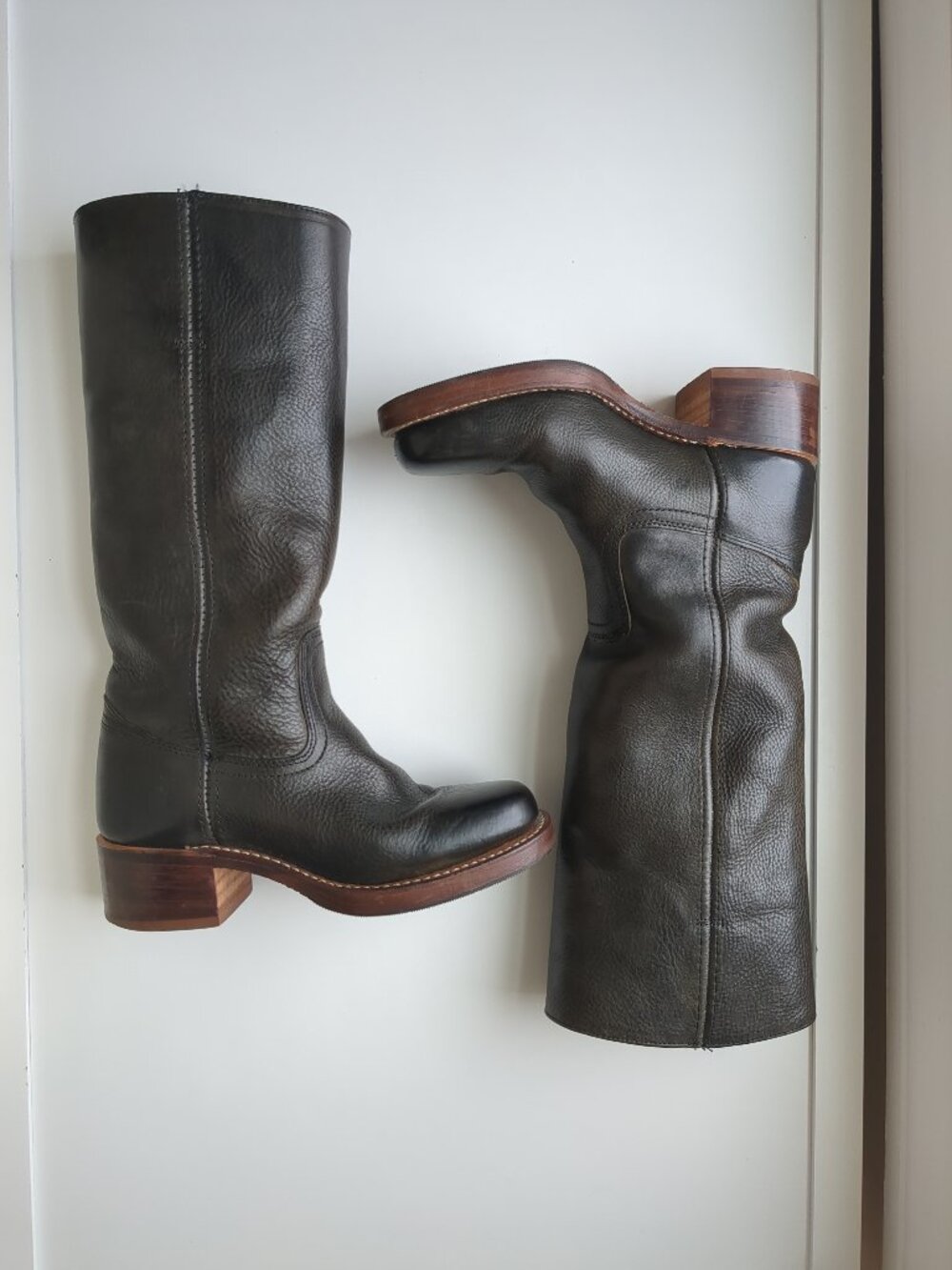 Vintage Frye 14L Campus leather boots women size 6 - excellent condition